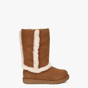 Ugg Hadley II Waterproof Tall Alla Väderstövlar Barn Bruna (760291CEK)